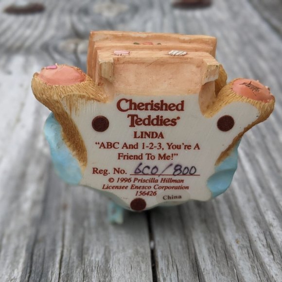Cherished Teddies "ABC and 123, You're a Friend to Me" Figurine MIB - Picture 5 of 7